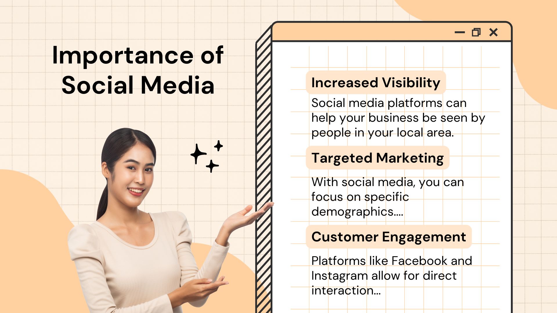 key points for social media markeeting