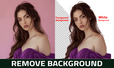 I will do photo background removal and clipping path service with white or transparent