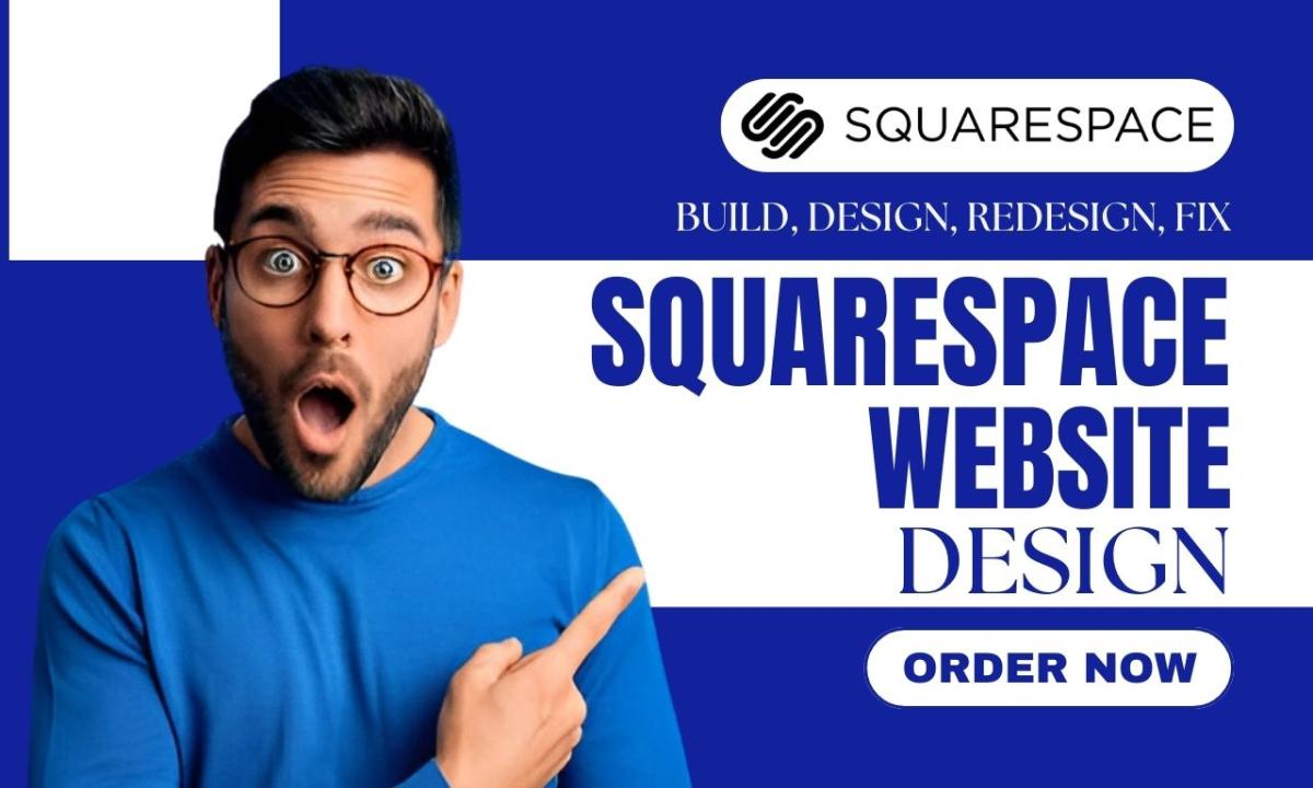 I will design idx website on squarespace redesign or fix, clone squarespace website