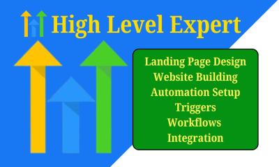 I will be your gohighlevel expert gohighlevel salesfunnel websites automation dns setup