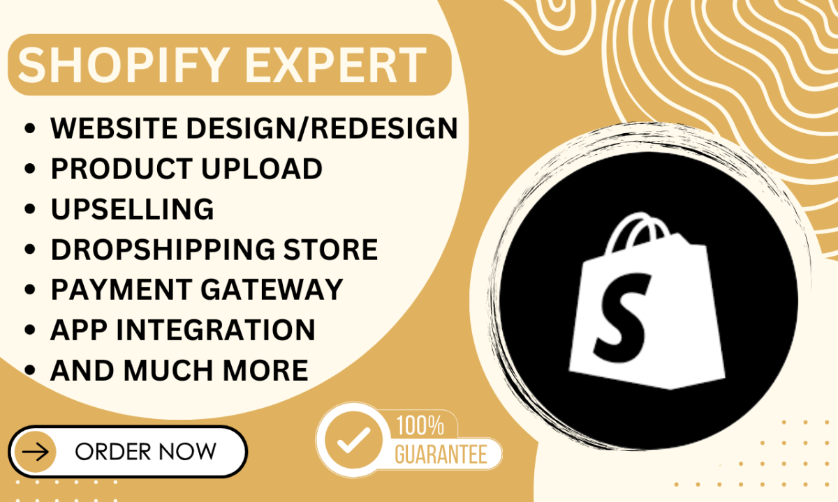 I will do a branded ecommerce store and design with redesign for your shopify store