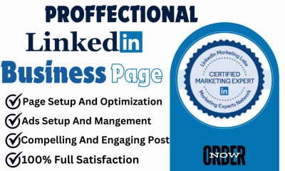 I will create an optimized LinkedIn profile, business page, SEO, ghostwrite LinkedIn post