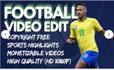 i will edit football videos, nba, sports highlights for your youtube automation channel