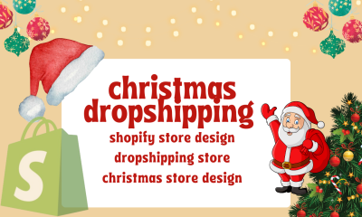 I will build christmas dropshipping store shopify store design