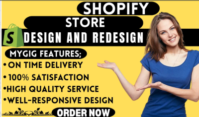 I will build shopify dropshipping shopify website via zendrop dsers aliexpress shein cj