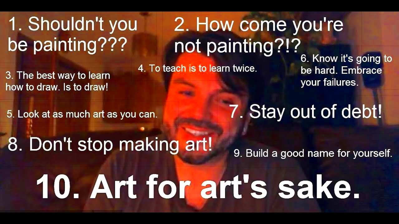 32 Ten useful tips on becoming an Artist YouTube