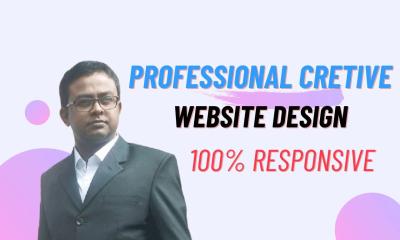 I will be your expert front end website designer with HTML, CSS, and Bootstrap