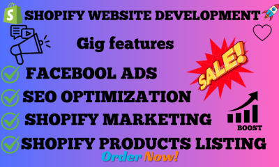 I will be your Shopify expert, Shopify SEO, and Shopify marketer