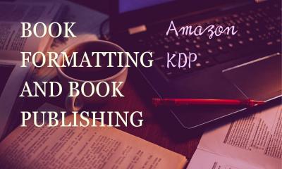 I will do book formatting for amazon kdp book publishing book cover and kdp ads