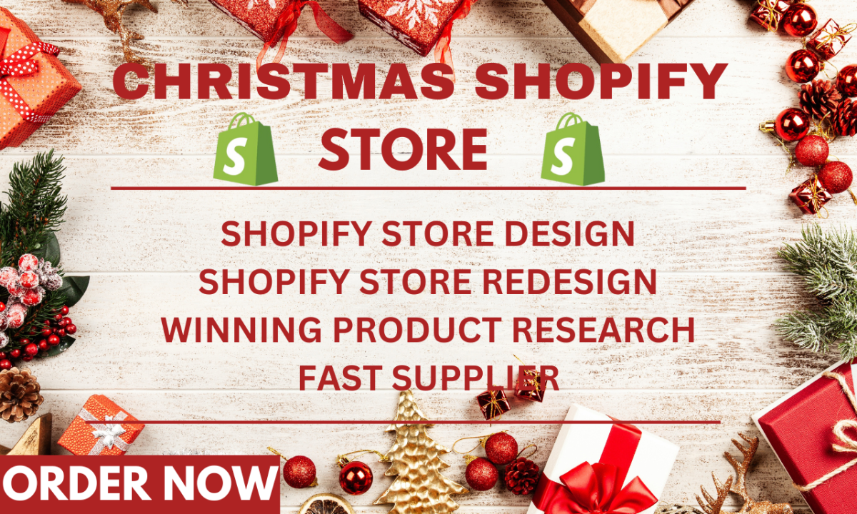 I will build Shopify dropshipping Christmas store, Halloween, POD Black Friday store