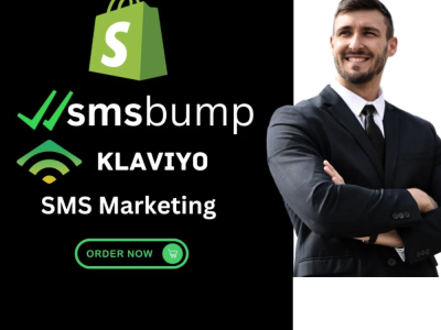 I will build email marketing, auto process, smsbump SMS, shopify klaviyo
