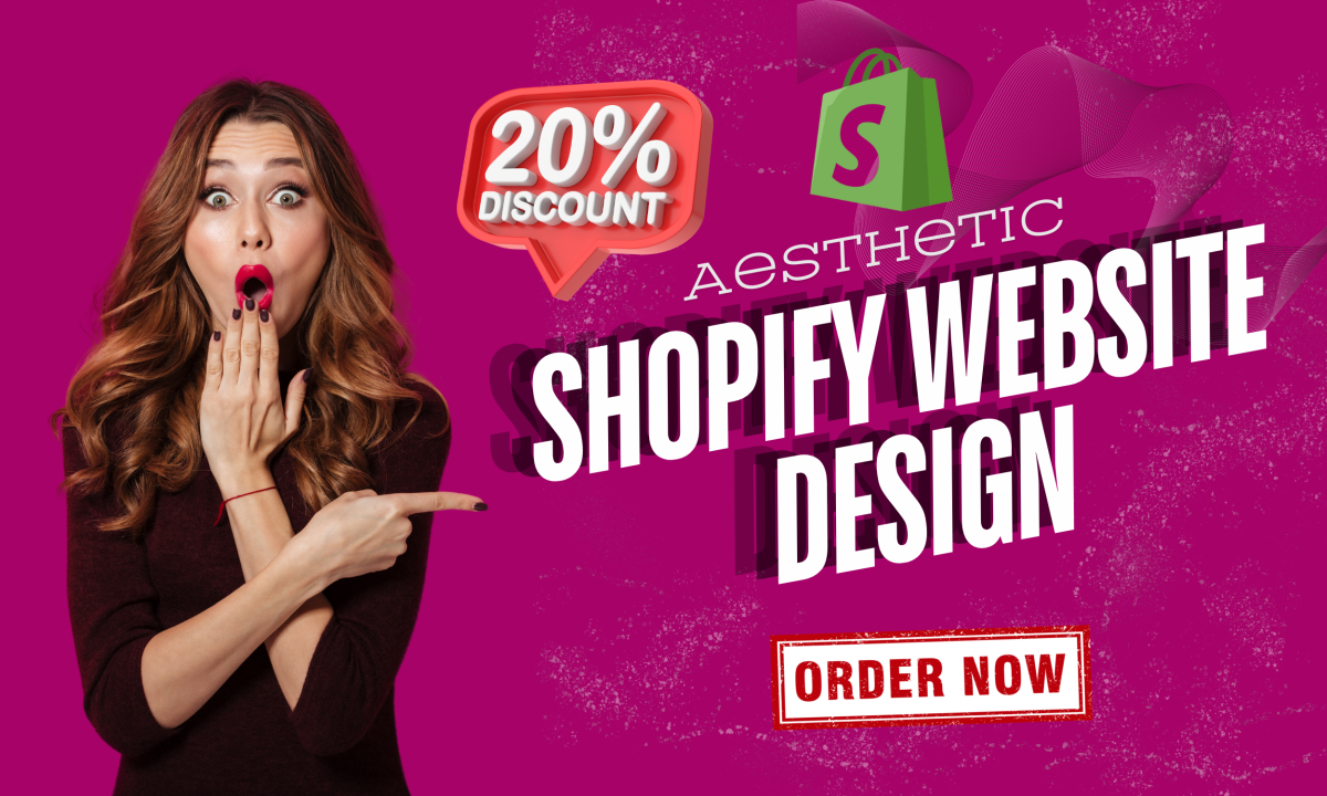 I will do shopify website design shopify store design shopify dropshipping store