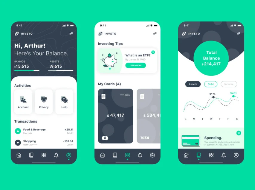 I will develop bank app, wallet app, crypto app, cash app, payment app