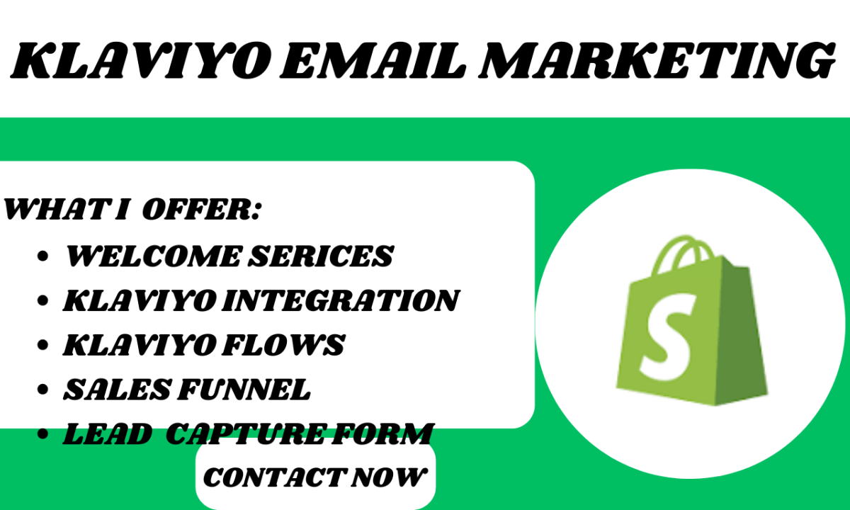 I will setup Shopify email automation or Klaviyo email marketing flows