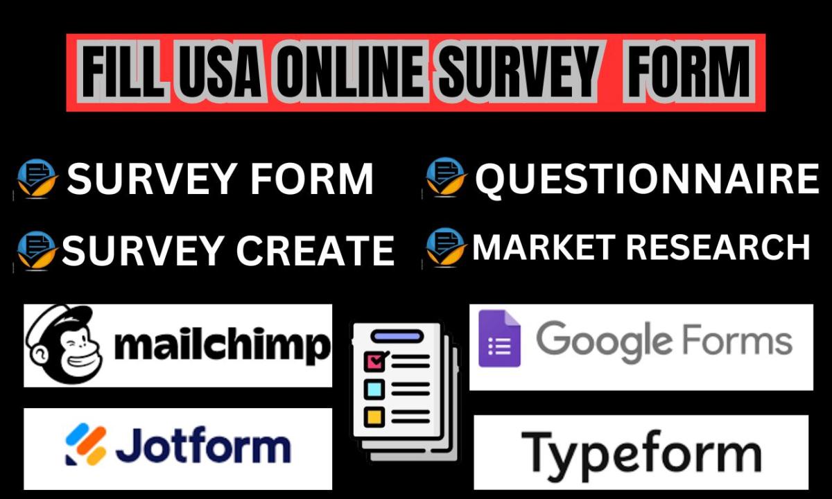 I will survey online survey fill online survey quantity surveyor survey form