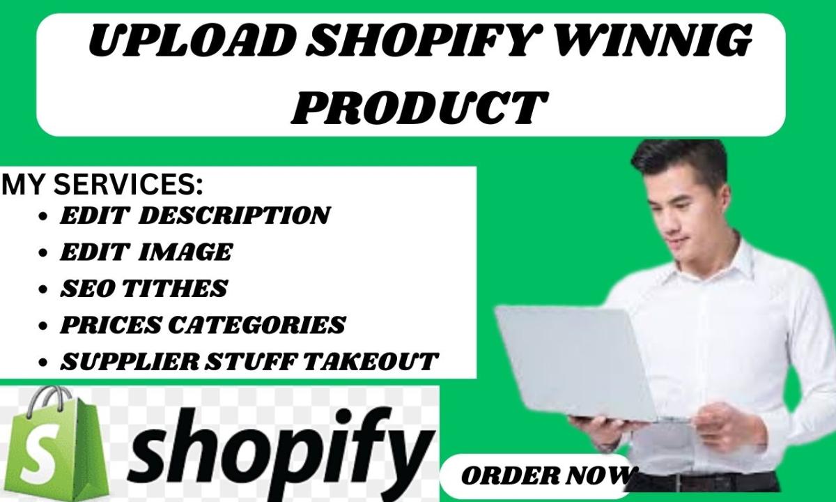 I will upload winning dropshipping products to Shopify store