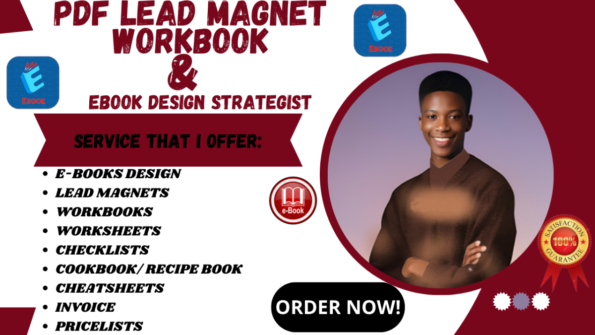 Design Your PDF Workbook Worksheet Lead Magnet Checklist Ebook Design