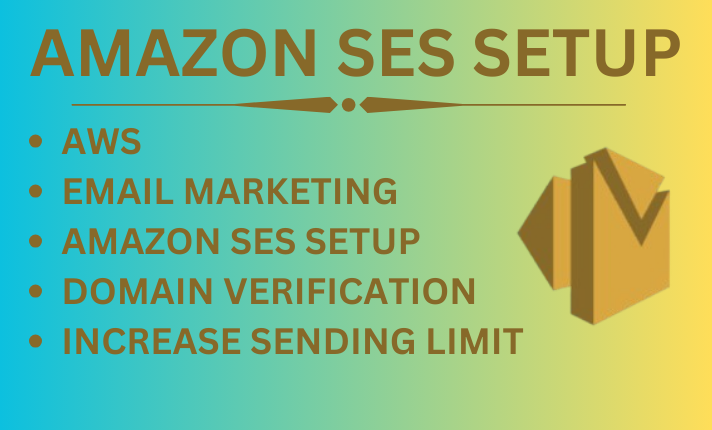 I will create Amazon SES account and increase sending limit to 50k