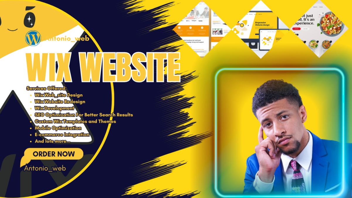 I will wix website redesign wix website design wix website design wix ecommerce store