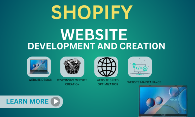 I will build ecommerce website Shopify store design and redesign