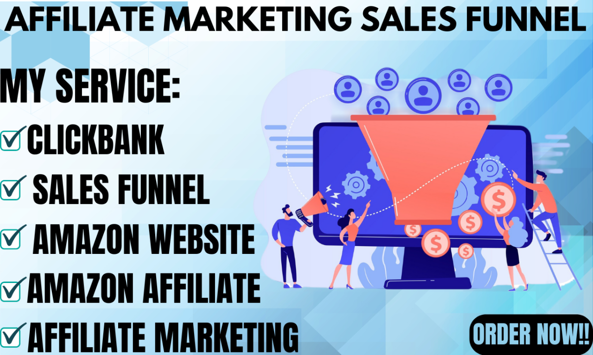 I will boost affiliate marketing website clickbank amazon affiliate link promotion