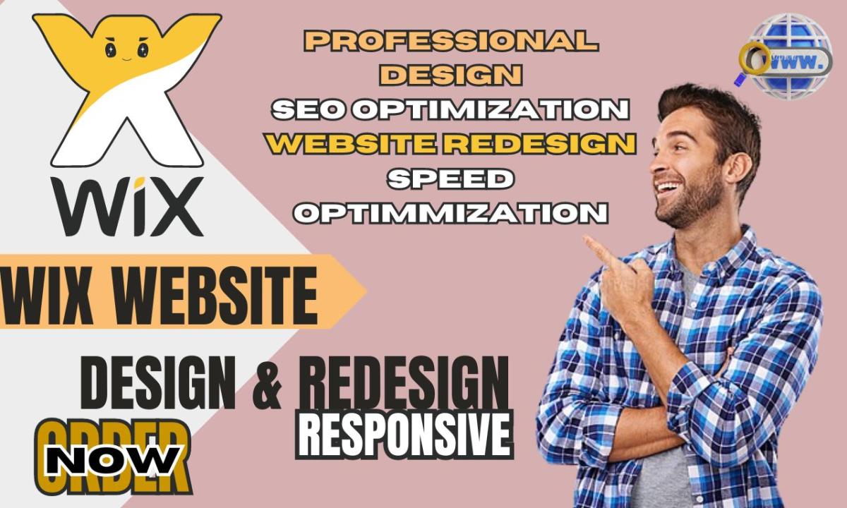 I will do wix website design wix website redesign dropshipping store ecommerce website