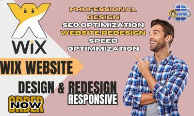 I will do wix website design wix website redesign dropshipping store ecommerce website
