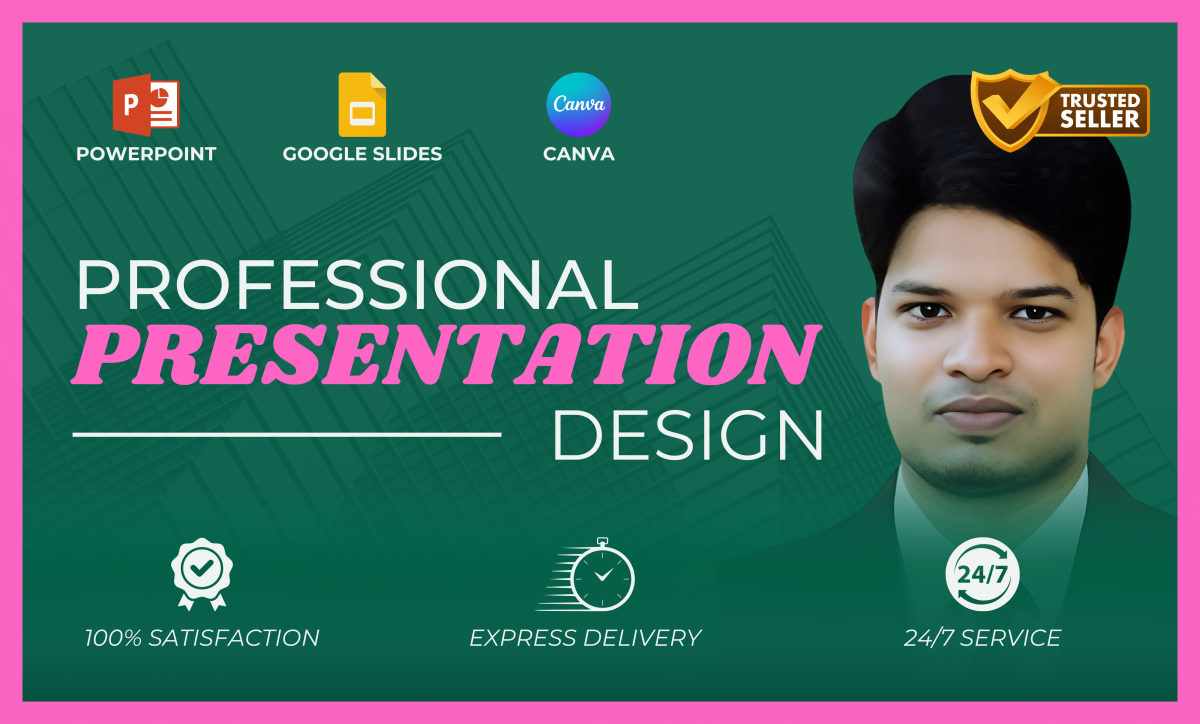 I will create powerpoint design, canva presentation, google slides