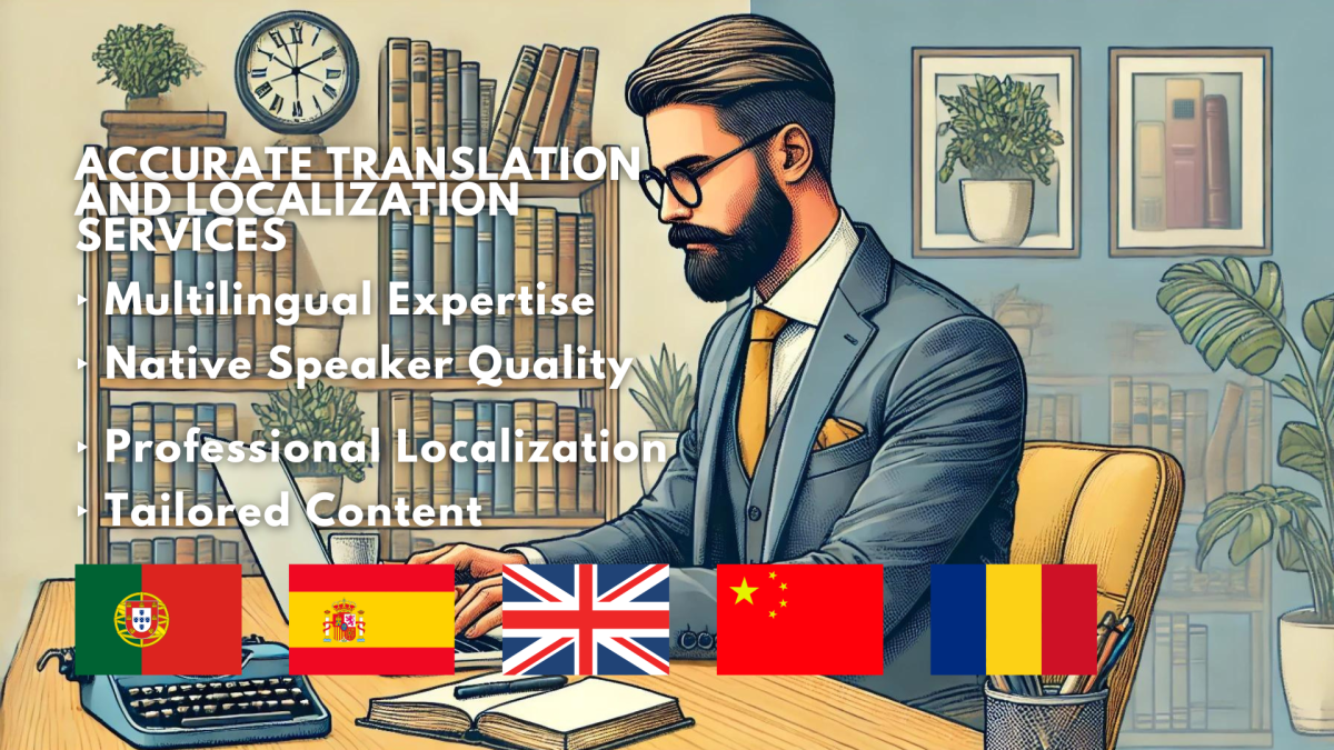 I will deliver precise translation and expert localization services