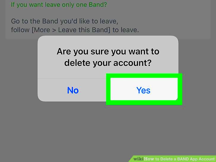 Simple Ways to Delete a BAND App Account 11 Steps with Pictures