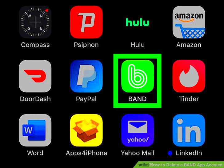 Simple Ways to Delete a BAND App Account 11 Steps with Pictures