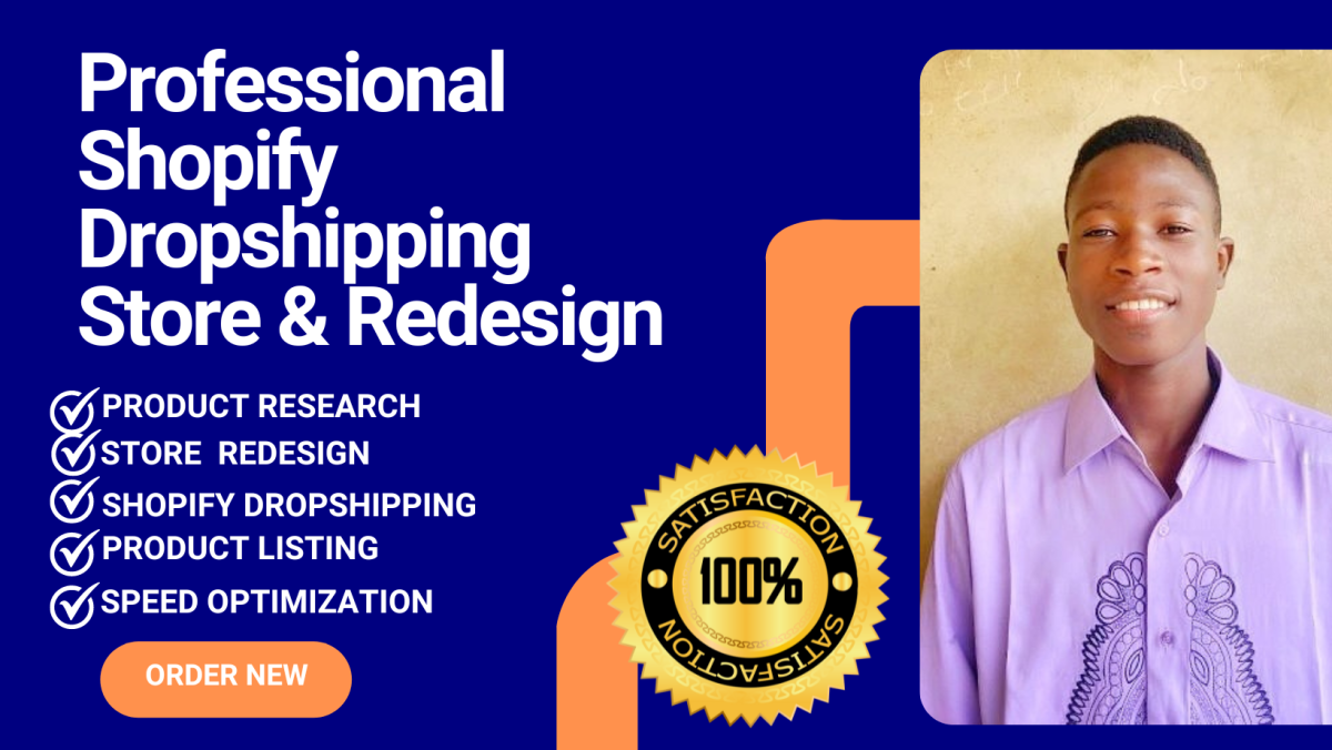 I will design a shopify dropshipping store or website optimization