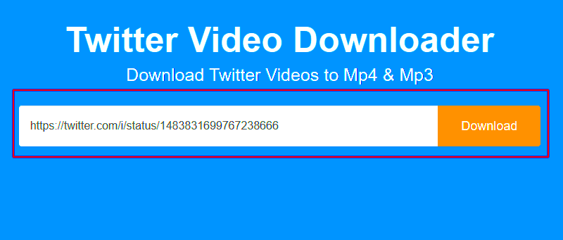 Twitter Video Converter Convert Twitter Video to AudioMP4WebM