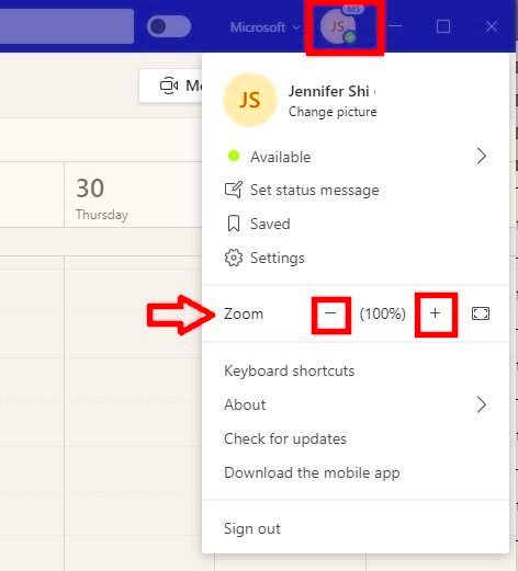 Cmo hacer zoom en Microsoft Teams