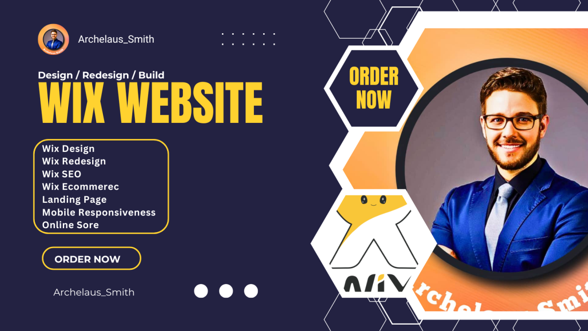 I will design wix website redesign wix website design wix ecommerce wix