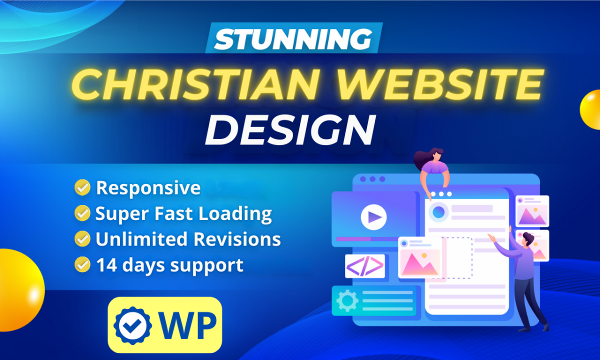 I will design a responsive church website or christian ministry site with online giving