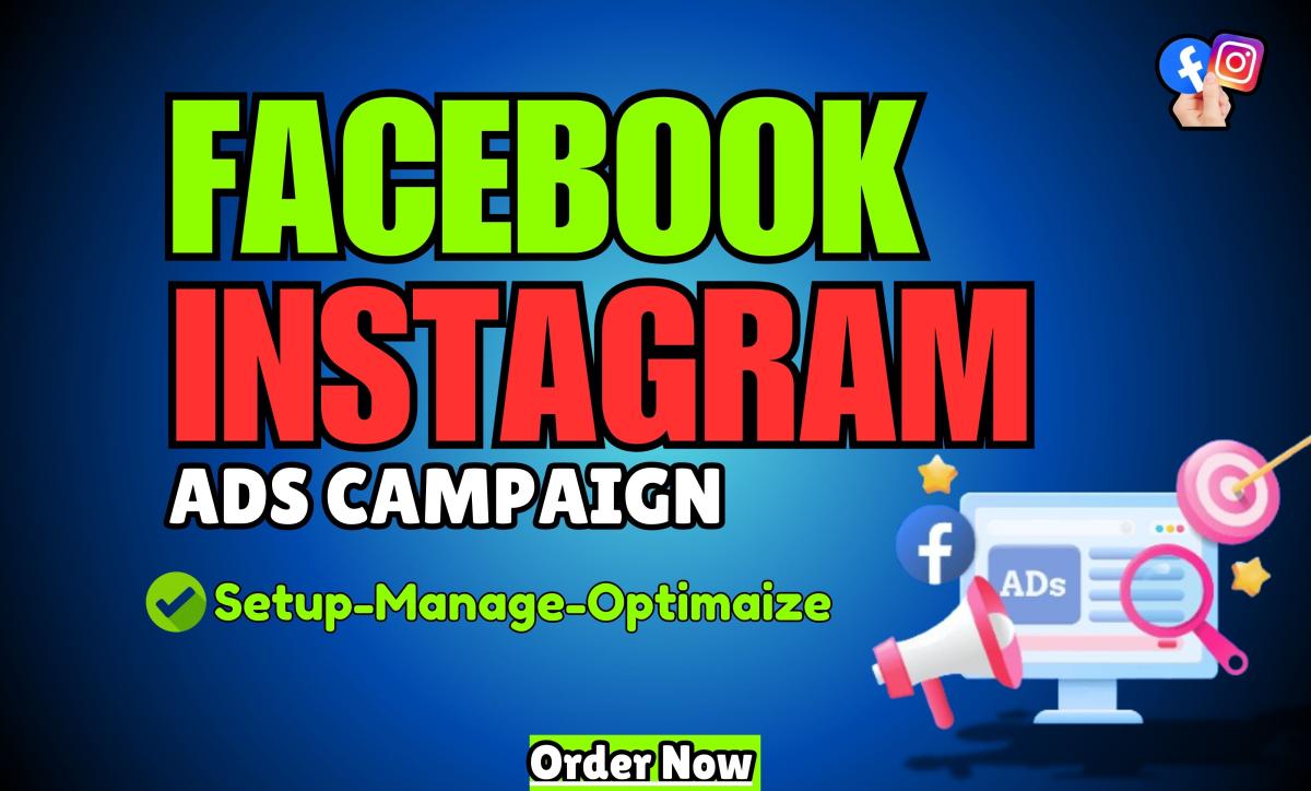 I will do facebook ads campaign, marketing, instagram advertising, meta ad manager