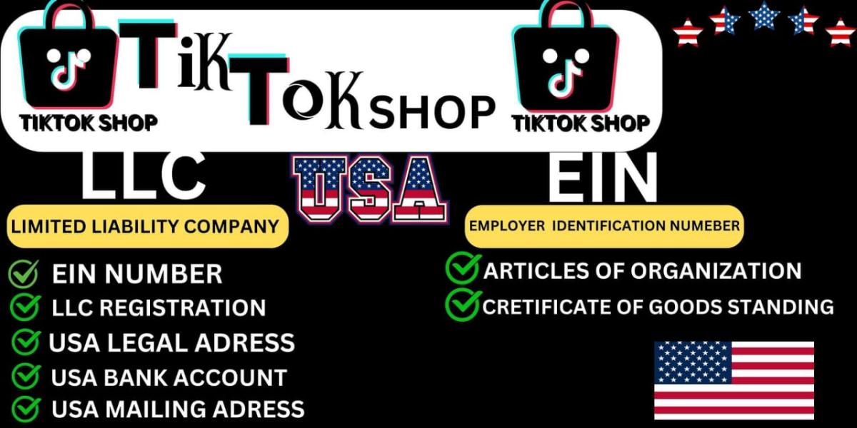 I will create USA llc tiktok shop wyoming and get ein for non US