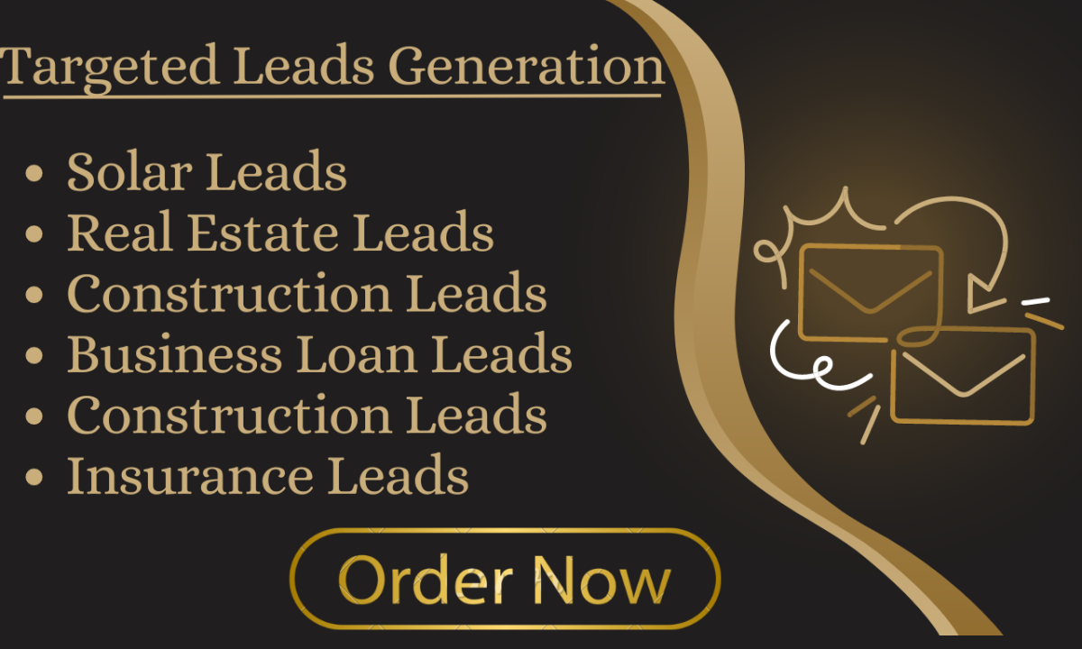 I will hot solar leads real estate business loan facebook ads construction leads