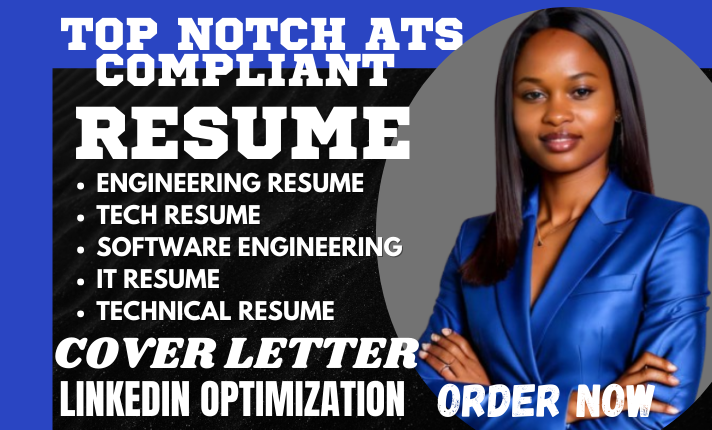 I will craft resume writing engineering resume tech resume software engineer technical