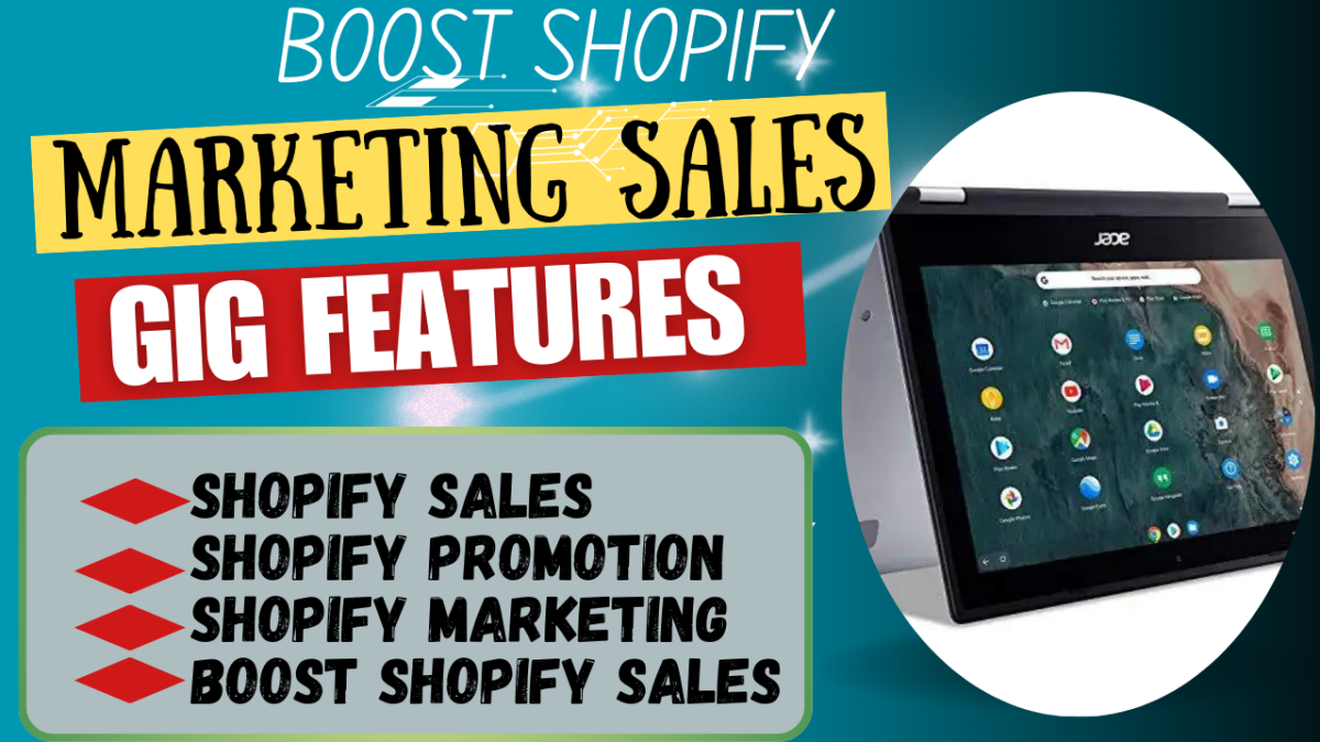 I will do shopify sales, shopify marketing, shopify promotion, ecommerce marketing,