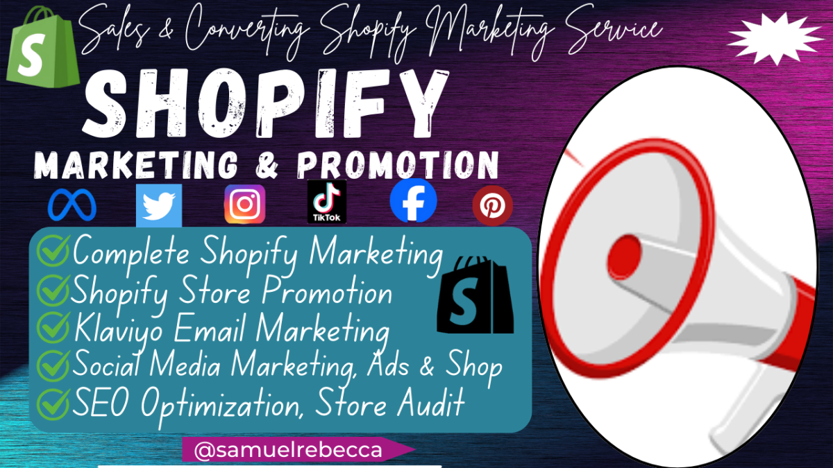 I will boost shopify sales, ecommerce shopify marketing, and shopify store promotion