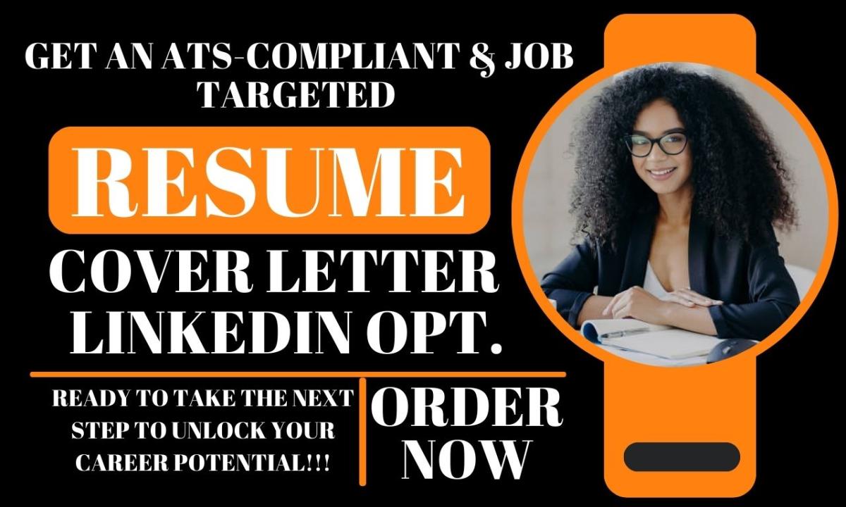 Professional Resume Writing Services to Land Your Dream Career!!! Are you ready to make a lasting impression on potential employers and secure your dream job? Look no further! With my professional resume writing services, you will receive a polished and compelling resume that stands out from the competition. I understand the importance of a clear, succinct, and impactful resume. My expertise ensures your qualifications and experiences are presented in the best light, making you the ideal candidate for any position. With a professionally crafted resume, you’ll experience more interview opportunities and take significant steps toward your career goals. What I Offer: Highlighting your skills, achievements, and experiences to capture employers’ attention. Choose the package that best fits your needs and budget. Increase your chances of landing more interviews with a professionally designed resume. Each resume is tailored to your specific career goals and industry requirements. Why Choose Me? First-Rate Quality Proven Success Commitment to Excellence Take the next step in your career journey with confidence. Select your preferred package and let my professional resume writing services