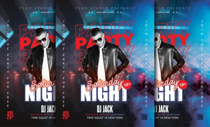 I will design cool party flyer and event flyer