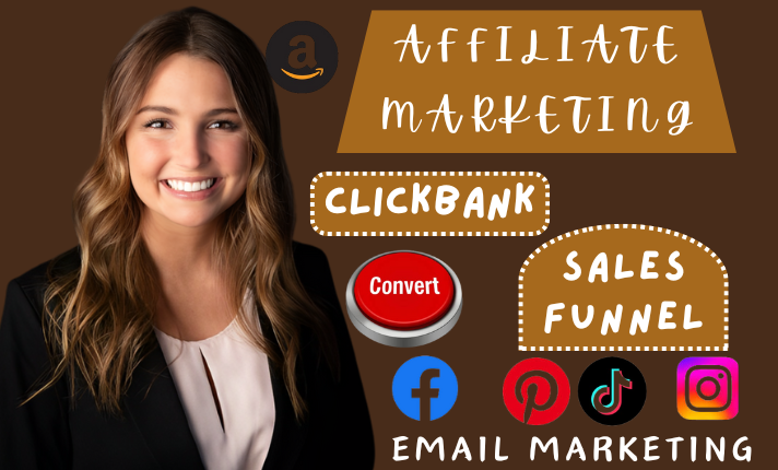 I will build Clickbank affiliate marketing, do Tik Tok affiliate for Clickbank sales