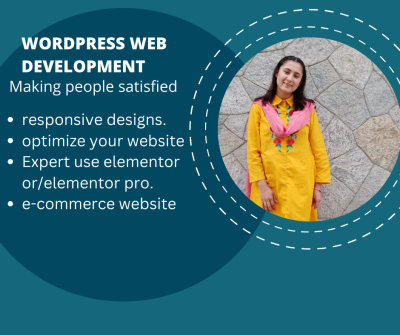 Create WordPress website using themes and plugins
