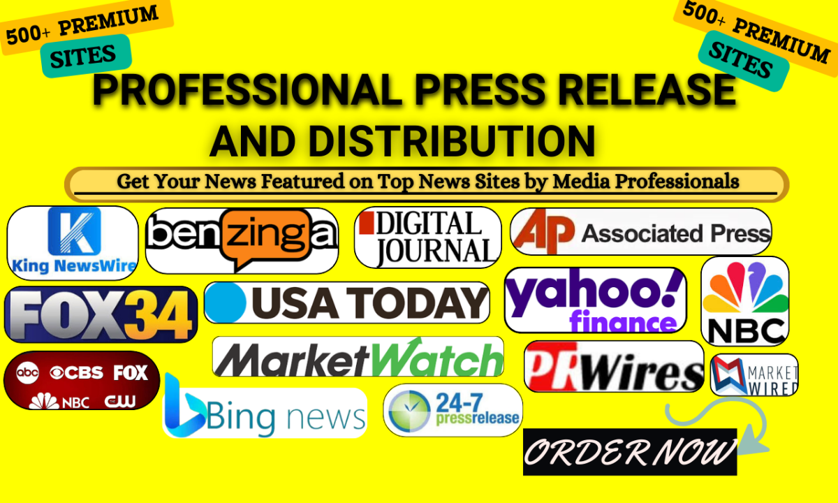 I will write press release writing and distribution, crypto press release