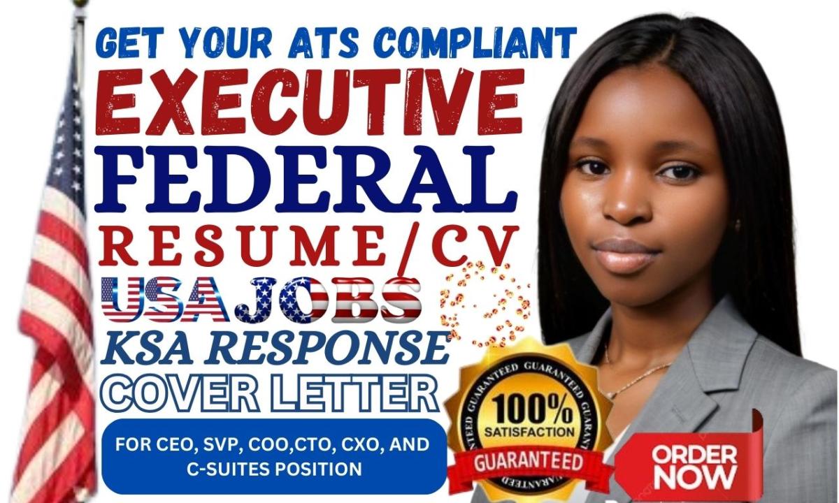 I will supercharge executive, federal, IT, tech resume, cv, cover letter, and linkedin