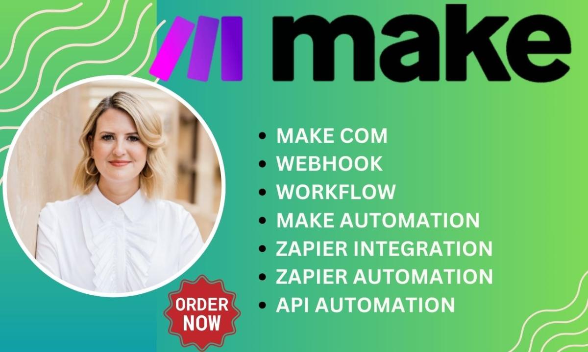 I will setup make com automation Zapier integration – Zapier Automation Made Easy