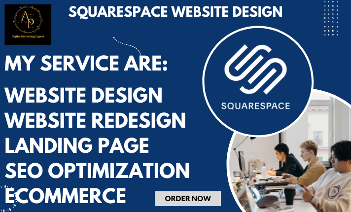 I will develop squarespace website, redesign squarespace website, design squarespace, and improve squarespace seo